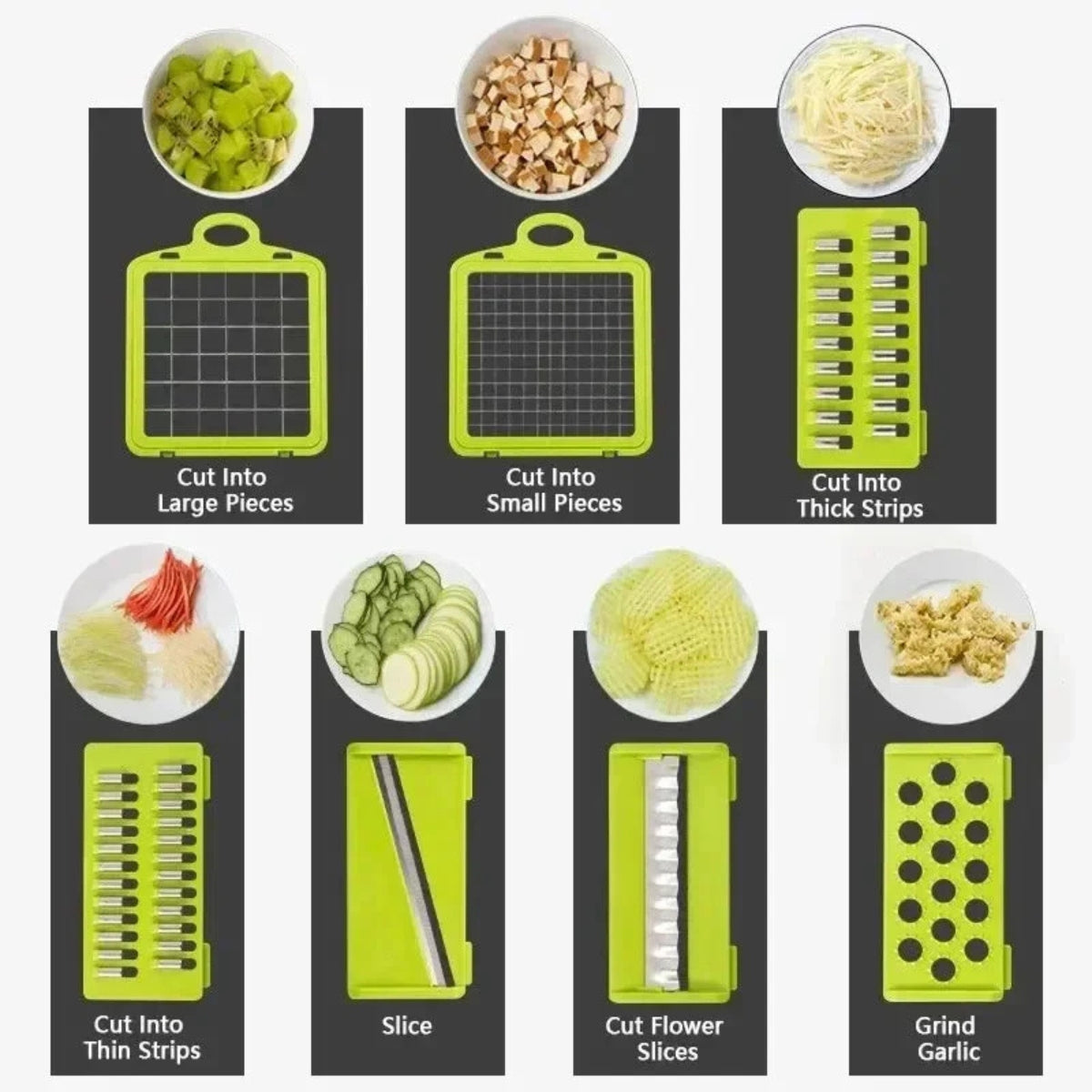 UVIVES™ 16-in-1 Multifunctional Vegetable Chopper & Slicer