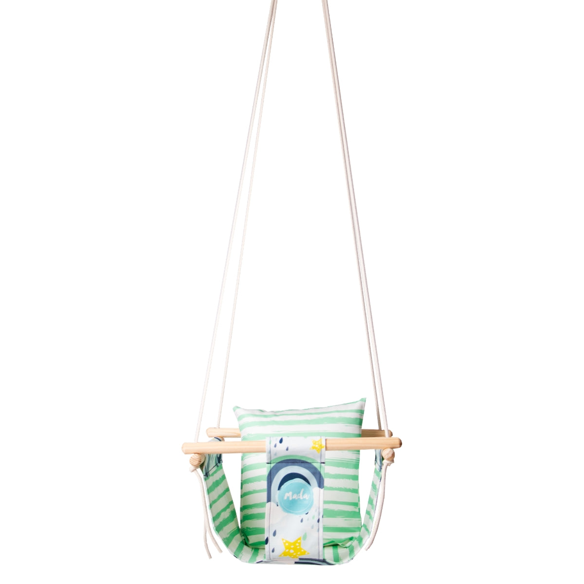 Boho™ Follow Your Rainbow Canvas Baby Swing