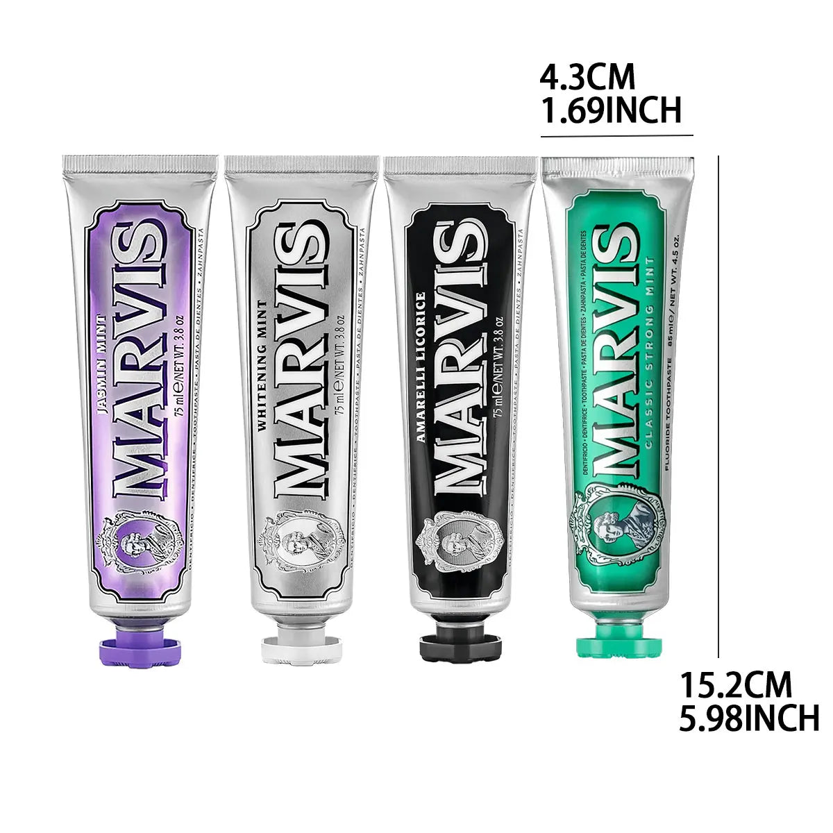 Toothpaste 85Ml,Deep Clean & Long-Lasting Freshness,Cavity Protection,Non-Irritating & Refreshing Taste,Daily Breath Care