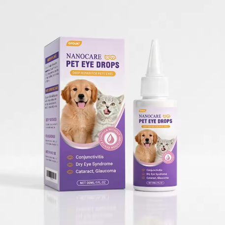 30Ml Pet Eye Drops for Dogs Cats Non-Irritating Effectively Removes Ear Cleaner Cleaning Tear Stains Dirt Earwax Eyes Pet Care