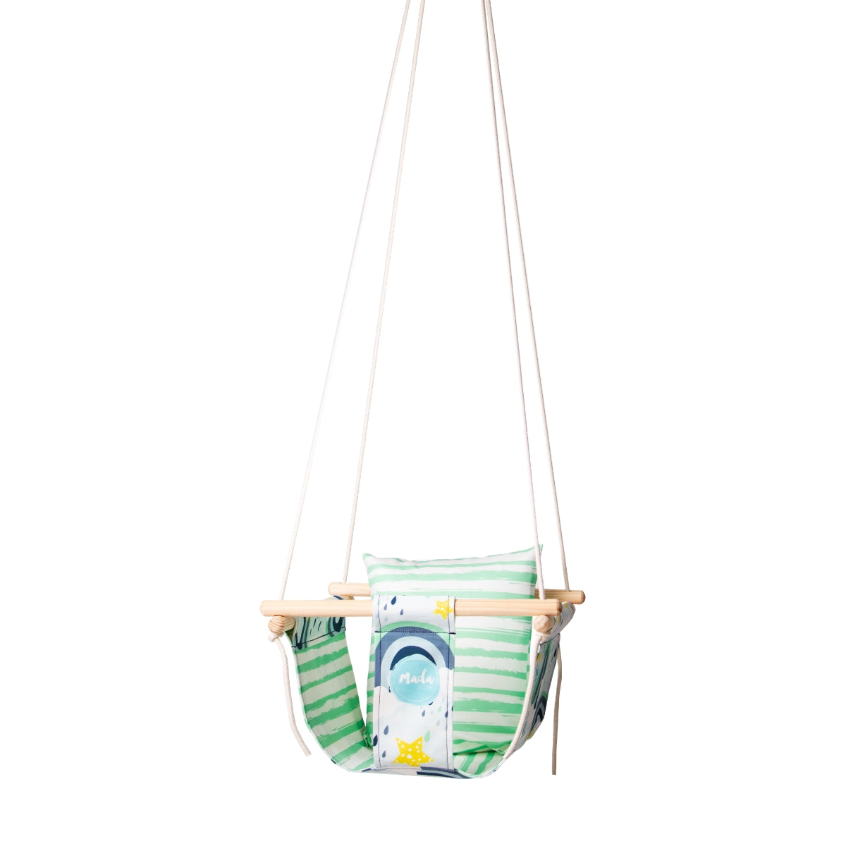 Boho™ Follow Your Rainbow Canvas Baby Swing
