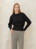 Cashmere Mix Crewneck Raglan Sweater-0