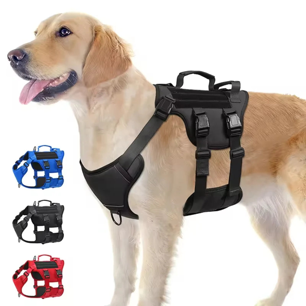 Heavy-Duty Tactical Service Dog Harness