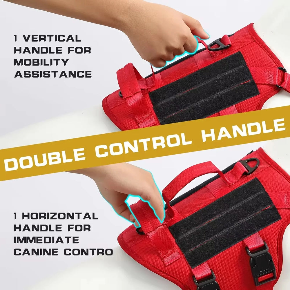 Heavy-Duty Tactical Service Dog Harness