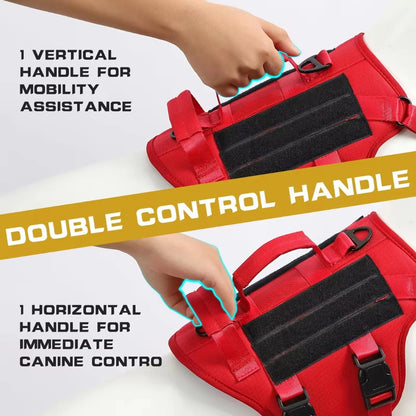 Heavy-Duty Tactical Service Dog Harness