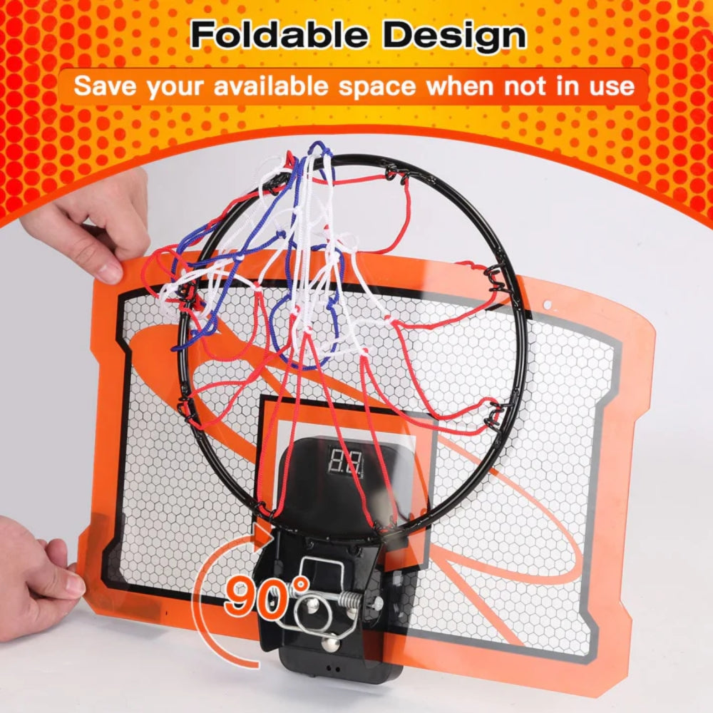 Over-The-Door Mini Basketball Hoop Set