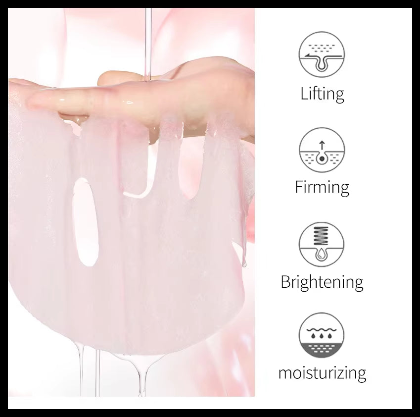 Overnight Collagen Mask Salmon DNA PDRN Face Mask for Glass Glow Skin Elasticity Hydrating Firming Smooth Korean Skincare