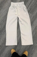 Y2K American New Harajuku Vintage Loose Double Waist Sweatpants Men Streetwear Hip Hop Popular Letters Embroidered Casual Pants