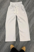 Y2K American New Harajuku Vintage Loose Double Waist Sweatpants Men Streetwear Hip Hop Popular Letters Embroidered Casual Pants