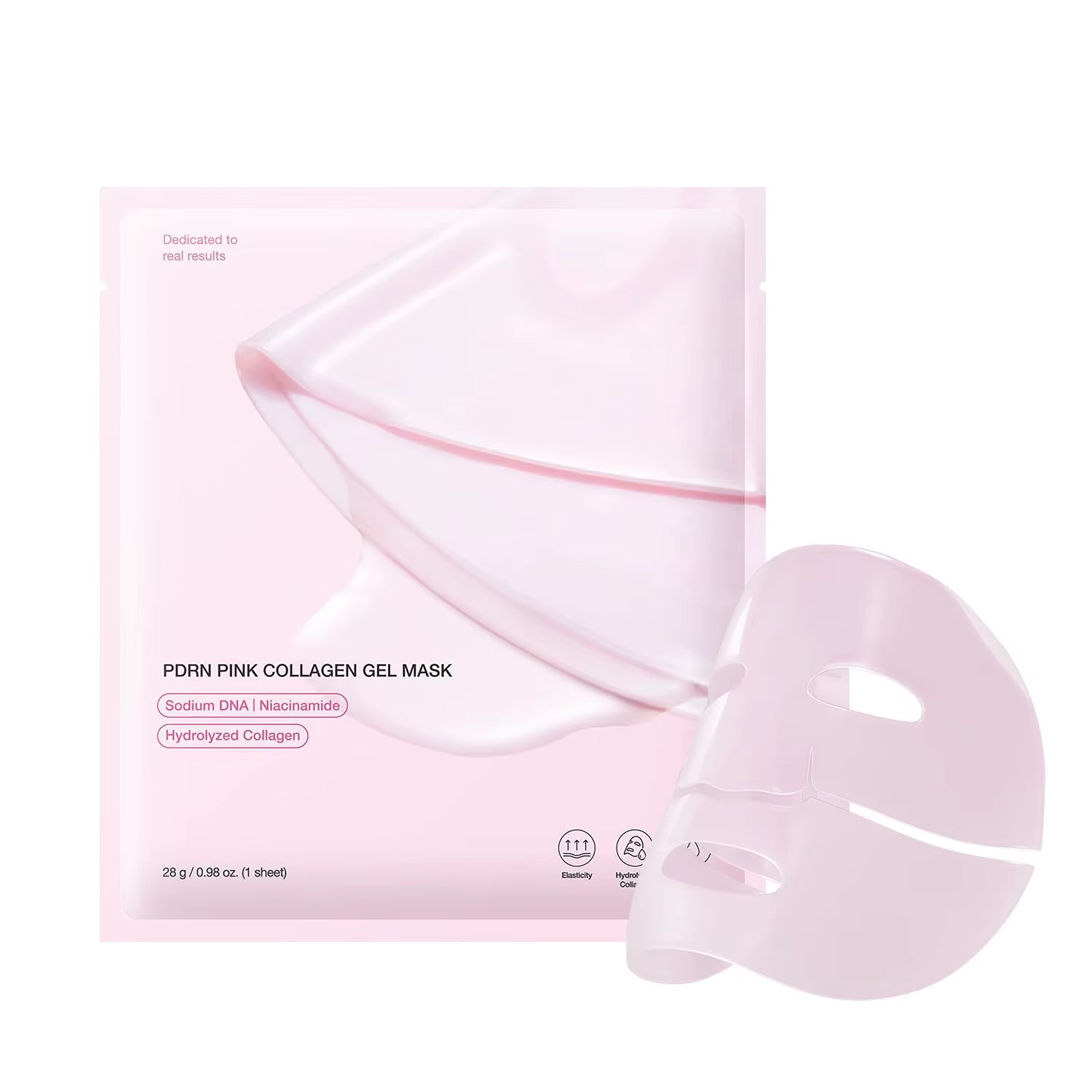 Overnight Collagen Mask Salmon DNA PDRN Face Mask for Glass Glow Skin Elasticity Hydrating Firming Smooth Korean Skincare
